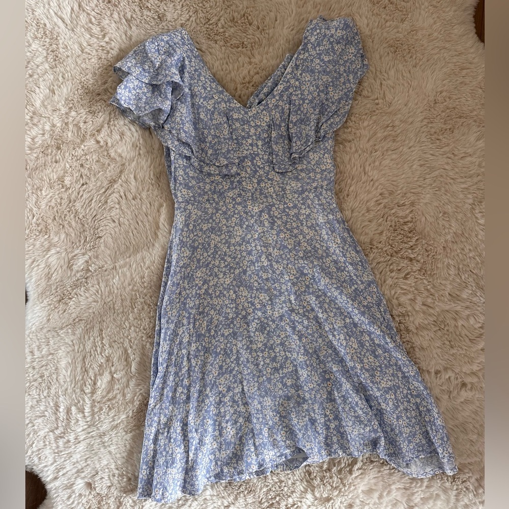 Altar’ed State blue floral dress